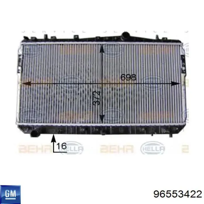 Água radiador General Motors 96553422 precio, desde 88,95 EUR