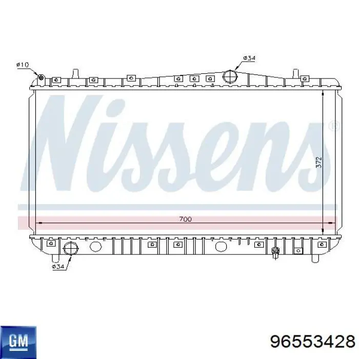 Água radiador General Motors 96553428 precio, desde 88,95 EUR