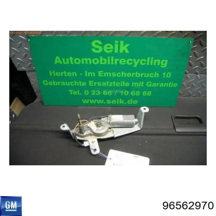 Motor del limpiaparabrisas trasero General Motors 96562970 precio, desde 59,53 EUR