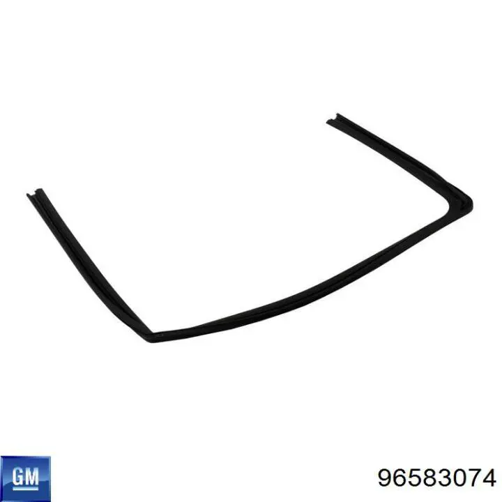 96583074 General Motors Moldura de cristal de la puerta trasera izquierda