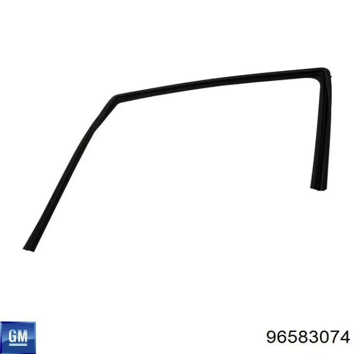 Comprar 96583074 General Motors Moldura de cristal de la puerta trasera izquierda