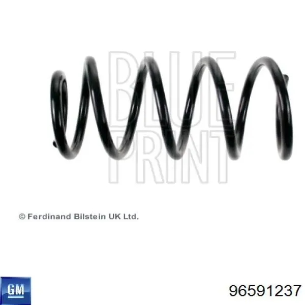 Muelle de suspensión eje trasero Chevrolet Spark (Matiz) M200, M250