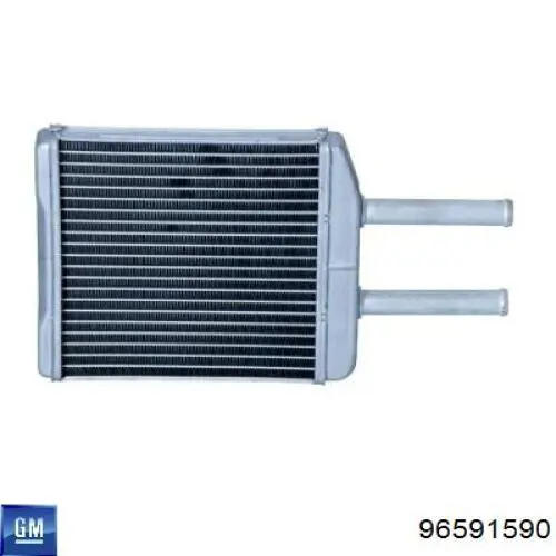 96591590 General Motors radiador de calefacción