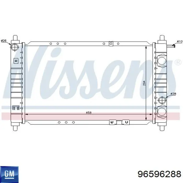 Água radiador General Motors 96596288 precio, desde 49,11 EUR