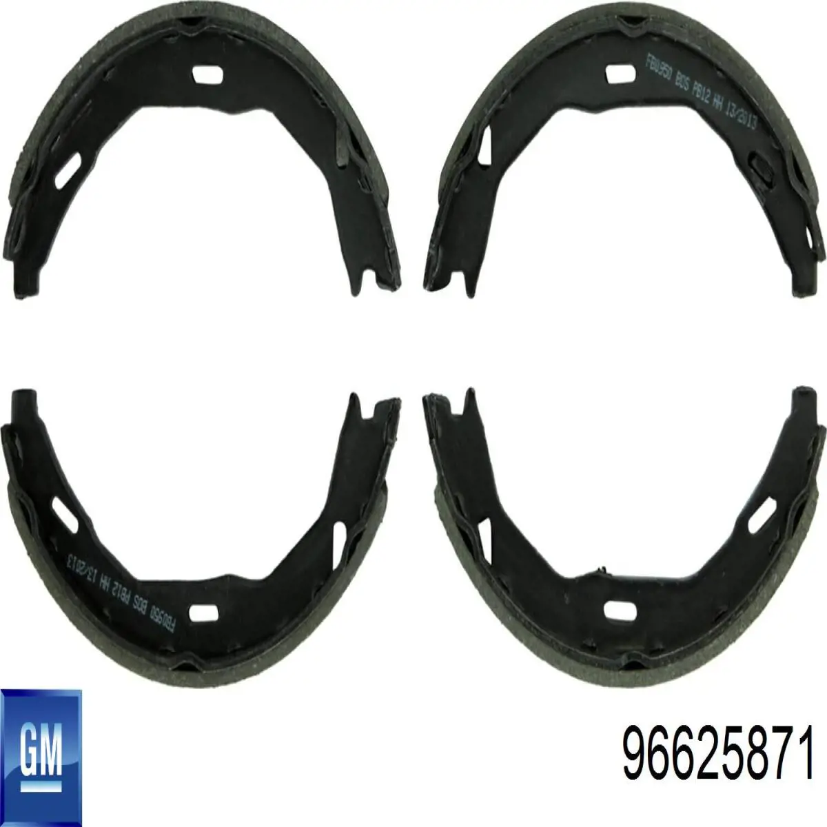 Comprar 96625871 General Motors Protector de disco de freno trasero izquierdo