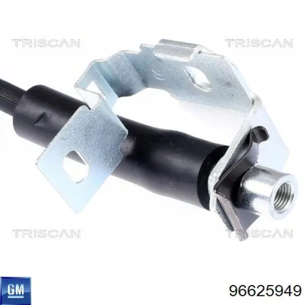 96625949 General Motors tubo flexible de frenos delantero izquierdo