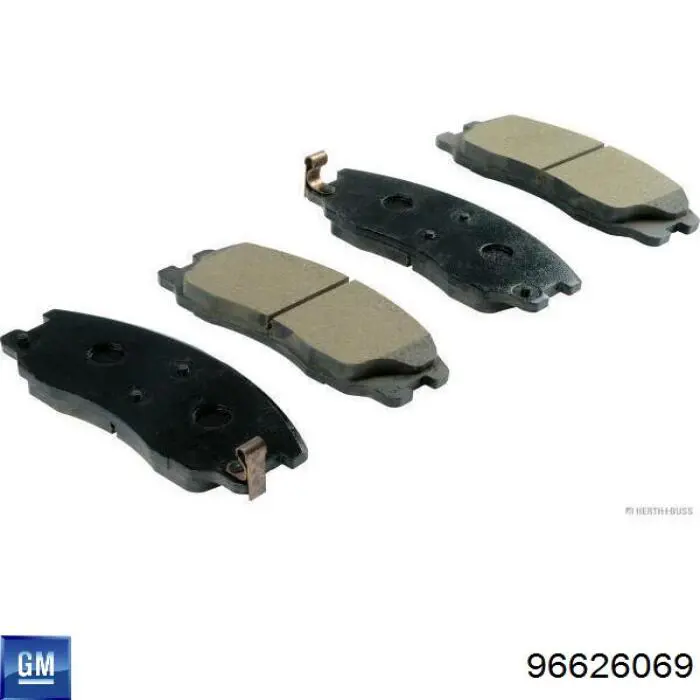 96626069 General Motors pastillas de freno delanteras