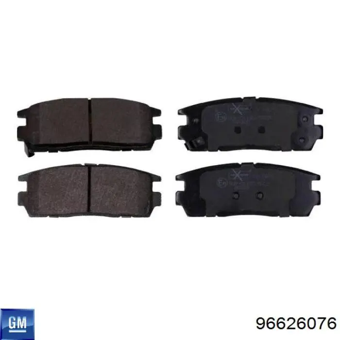 Comprar 96626076 General Motors Pastillas de freno traseras