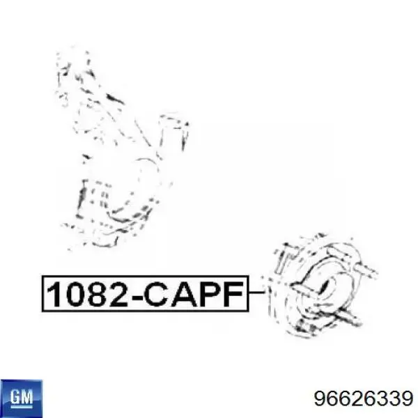 Comprar 96626339 General Motors Bujes de ruedas