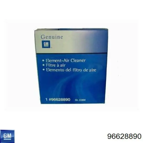 El filtro de aire General Motors 96628890 precio, desde 11,46 EUR