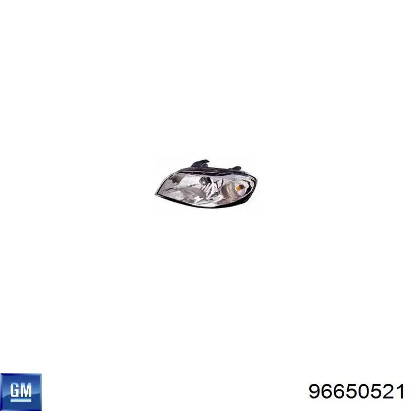 96650521 General Motors faro izquierdo