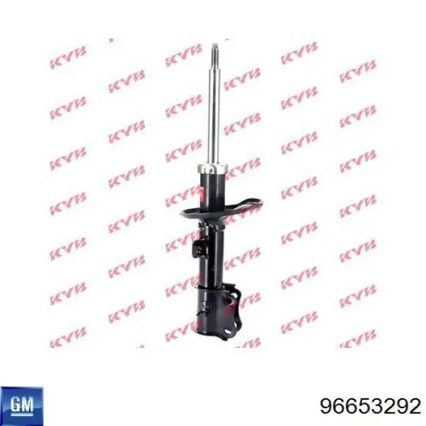 Amortiguador delantero derecho 96449542 General Motors