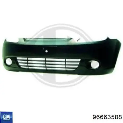 96663588 Opel paragolpes delantero