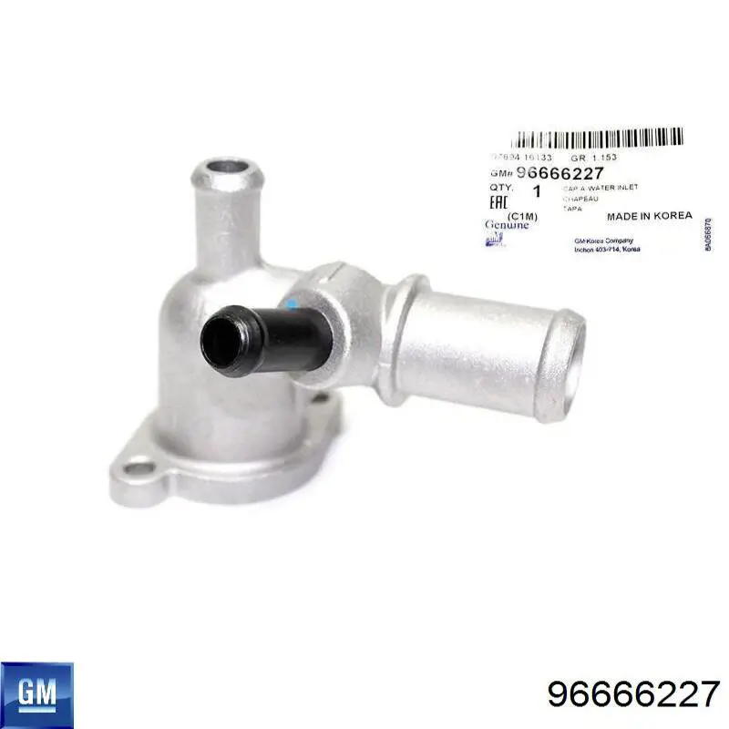 Brida del sistema de refrigeración (triple unión) General Motors 96666227 precio, desde 9,20 EUR