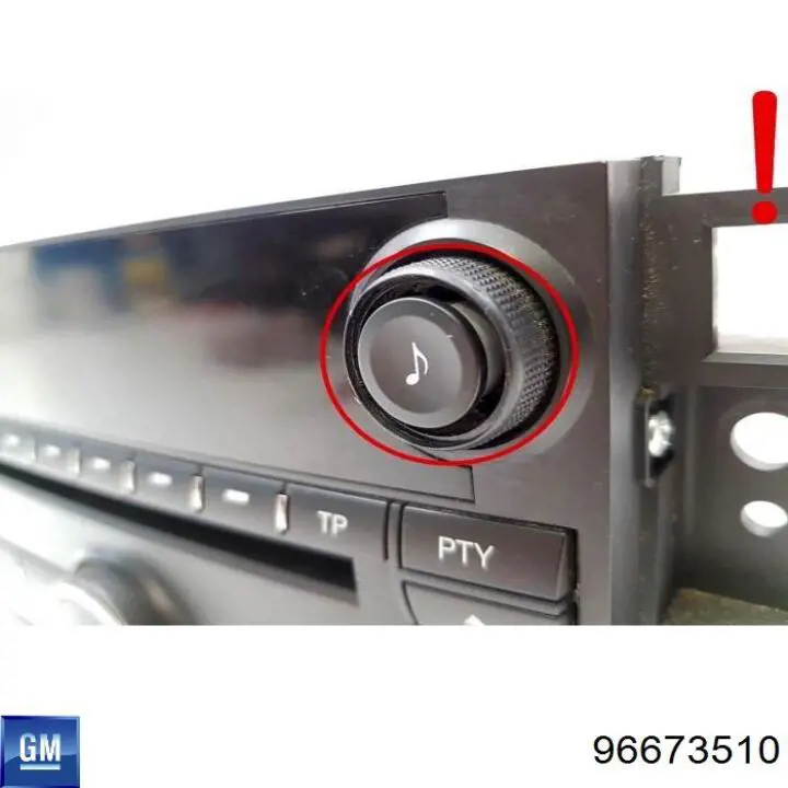 Comprar 96673510 General Motors Radio