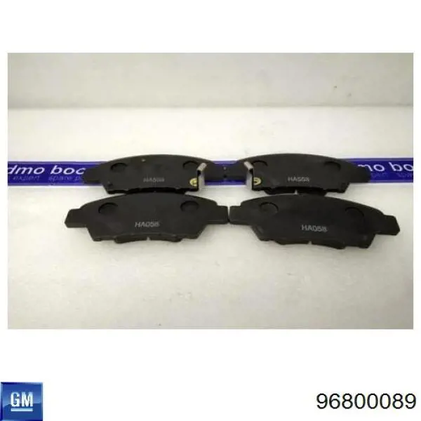 Pastillas traseras General Motors 96800089