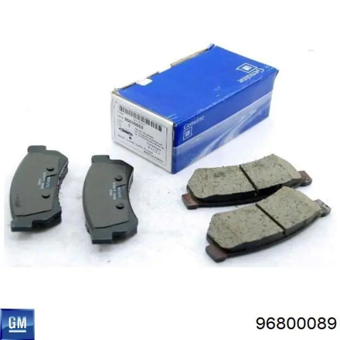 96800089 General Motors Pastillas freno traseras