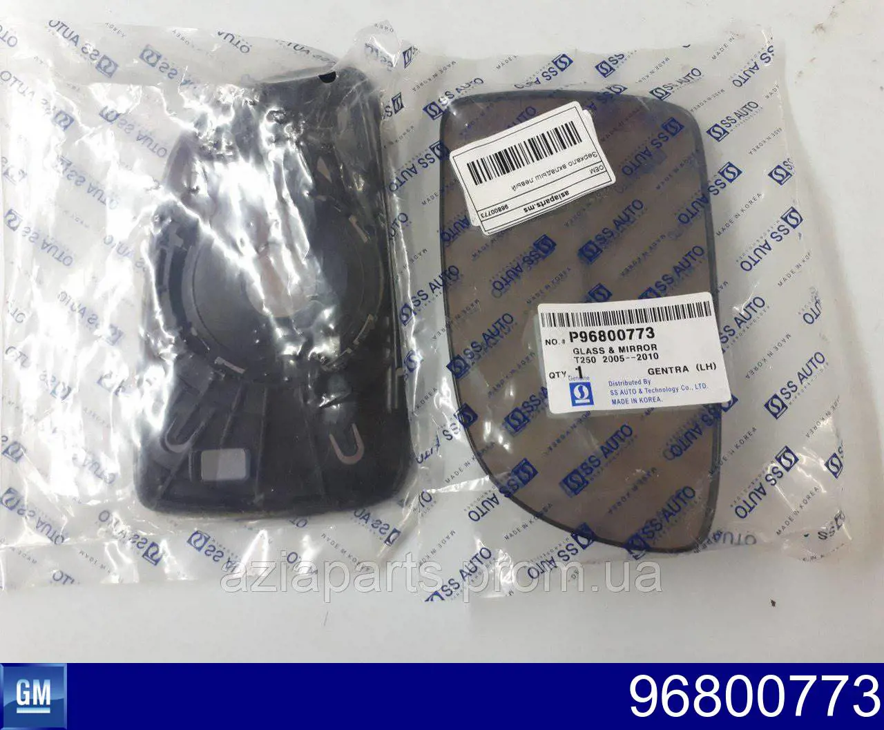 Cristal de espejo retrovisor exterior izquierdo General Motors 96800773 precio, desde 17,03 EUR