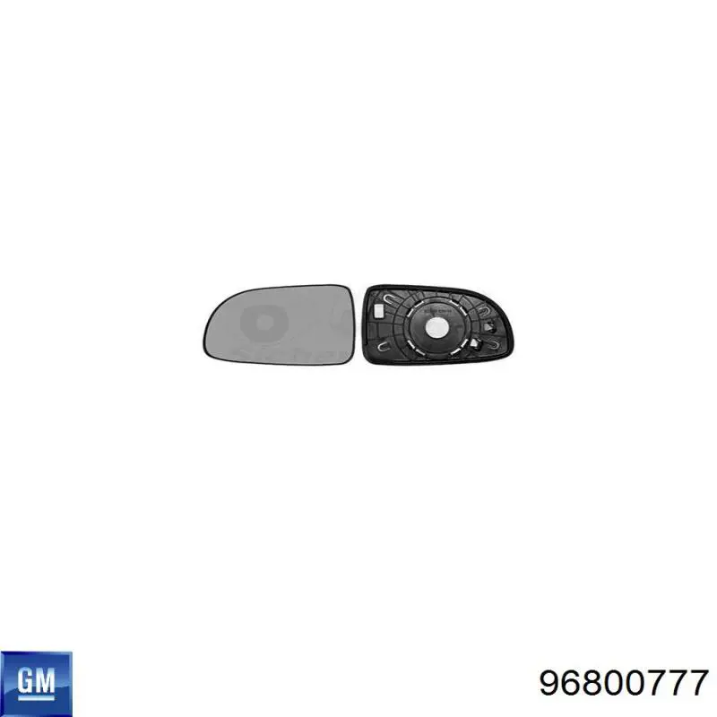 Comprar 96800777 General Motors Cristal de espejo retrovisor exterior izquierdo