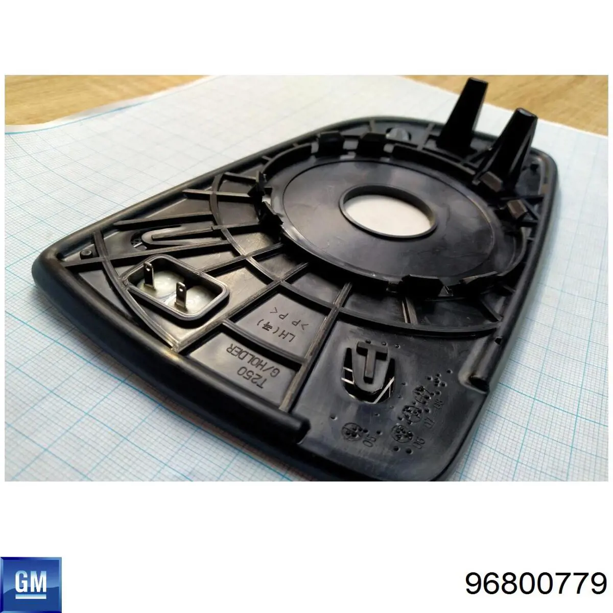Comprar 96800779 General Motors Cristal de espejo retrovisor exterior izquierdo