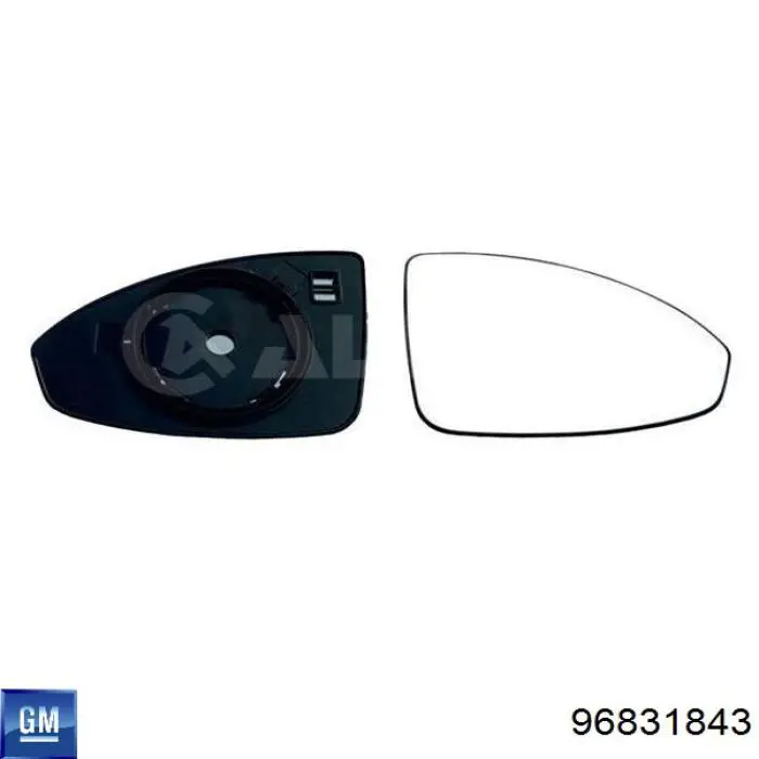 96831843 General Motors Espejo derecho