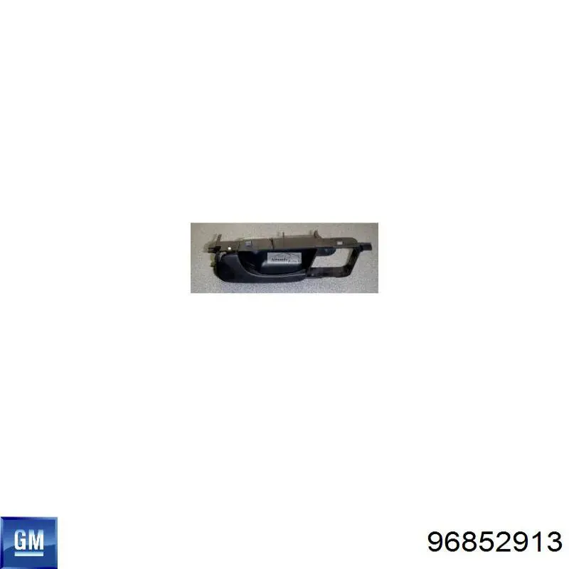 Manija interior de puerta trasera izquierda 96852913 General Motors