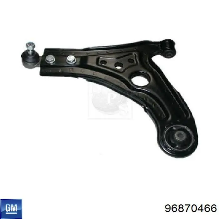 Brazo inferior derecho de la suspensión delantera General Motors 96870466 precio, desde 51,00 EUR