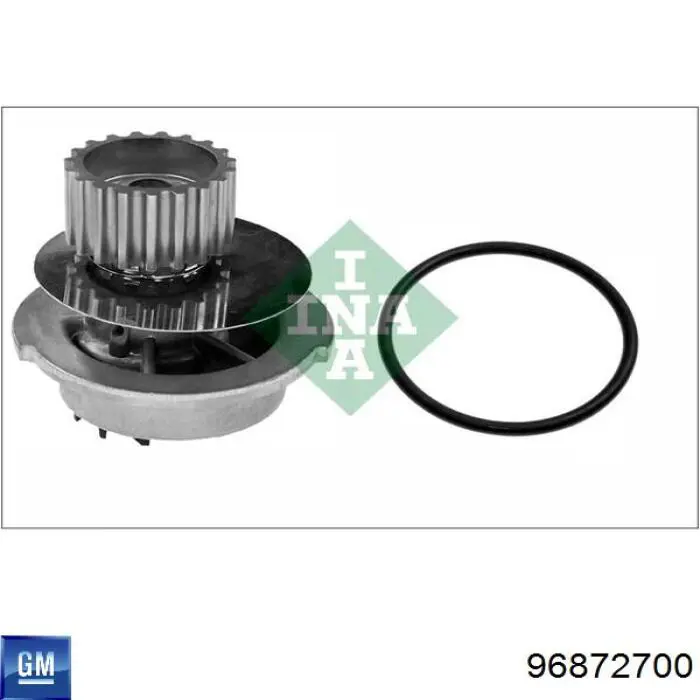 Bomba de agua 96872700 General Motors