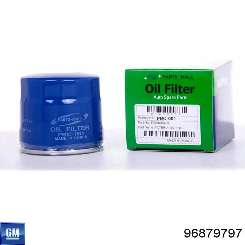 Portafiltro de aceite 96879797 General Motors