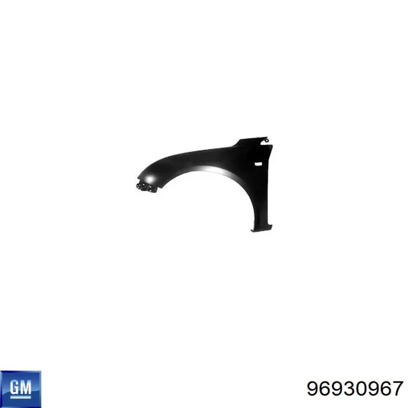 Aleta delantera izquierda General Motors 96930967 precio, desde 69,42 EUR