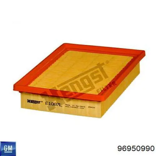 El filtro de aire General Motors 96950990 precio, desde 9,71 EUR
