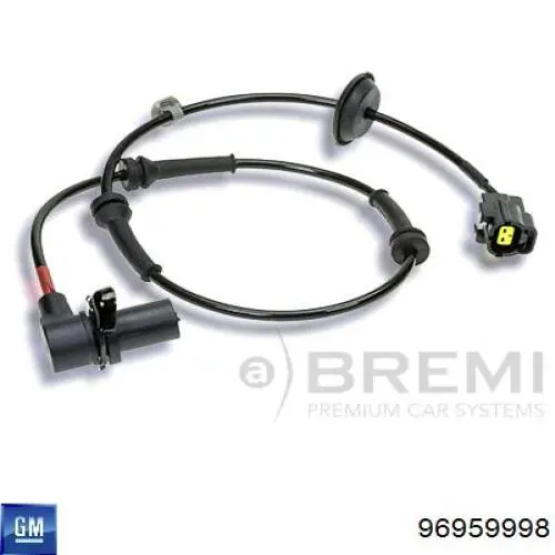 Sensor ABS delantero derecho General Motors 96959998 precio, desde 32,13 EUR