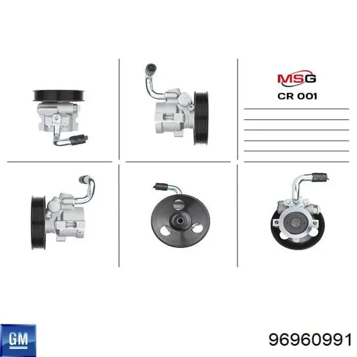 Comprar 96960991 General Motors Bomba servodireccion