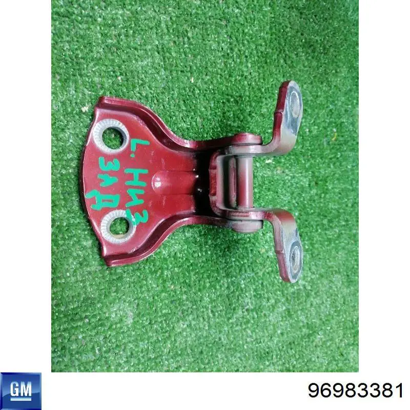 96983381 General Motors Bisagra de puerta trasera izquierda
