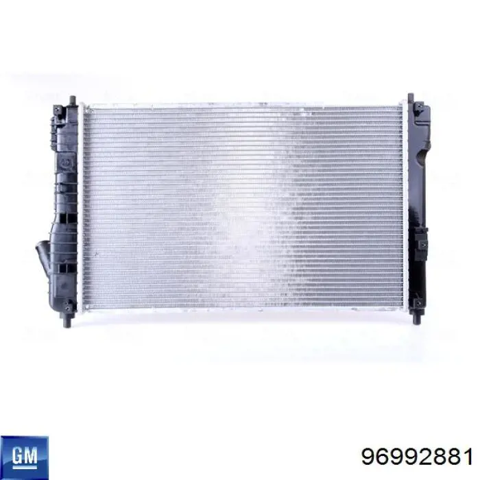 96992881 General Motors radiador refrigeración del motor