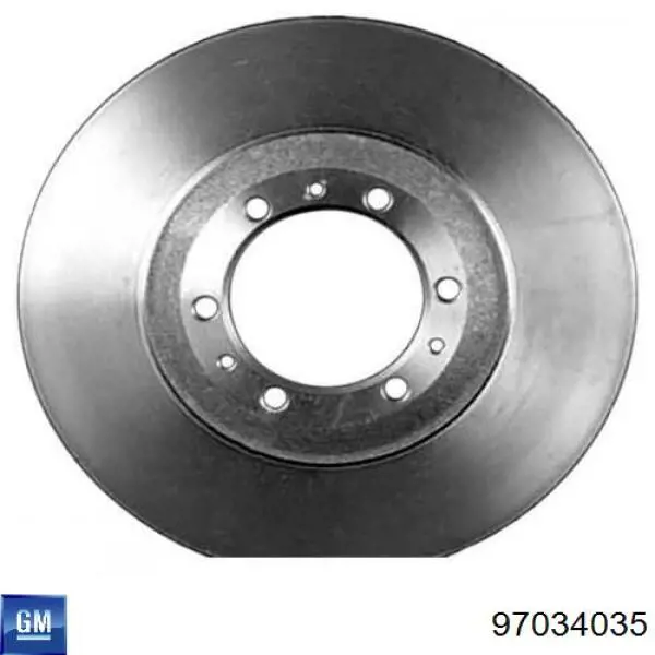 Disco de freno 97034035 General Motors