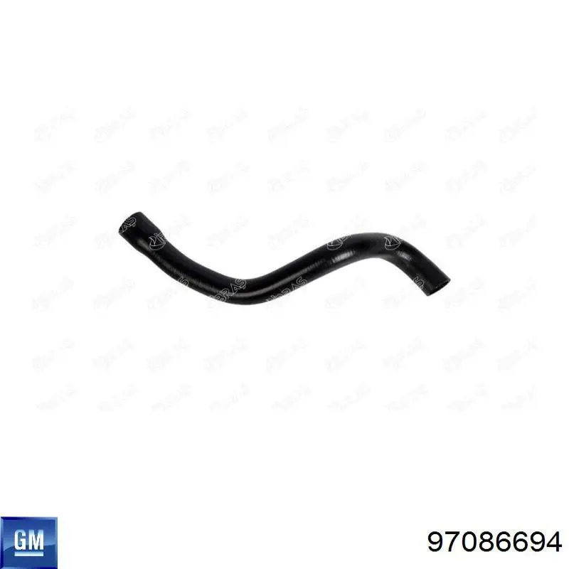 Manguera inferior del radiador General Motors 97086694