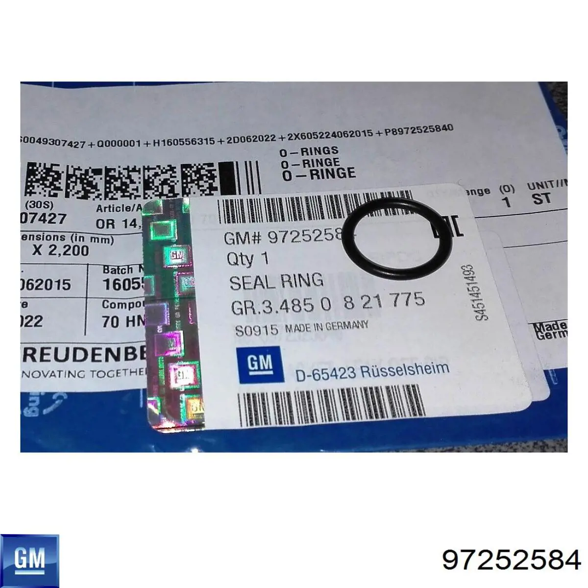 Arandela de asiento del inyector General Motors 97252584 precio, desde 8,87 EUR