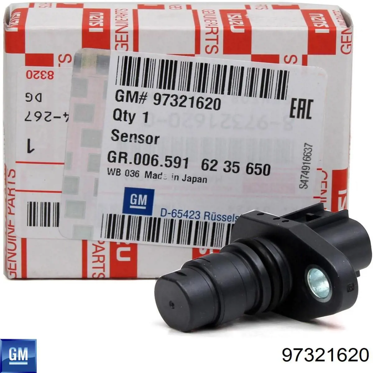 Sensor de árbol de levas 97321620 General Motors