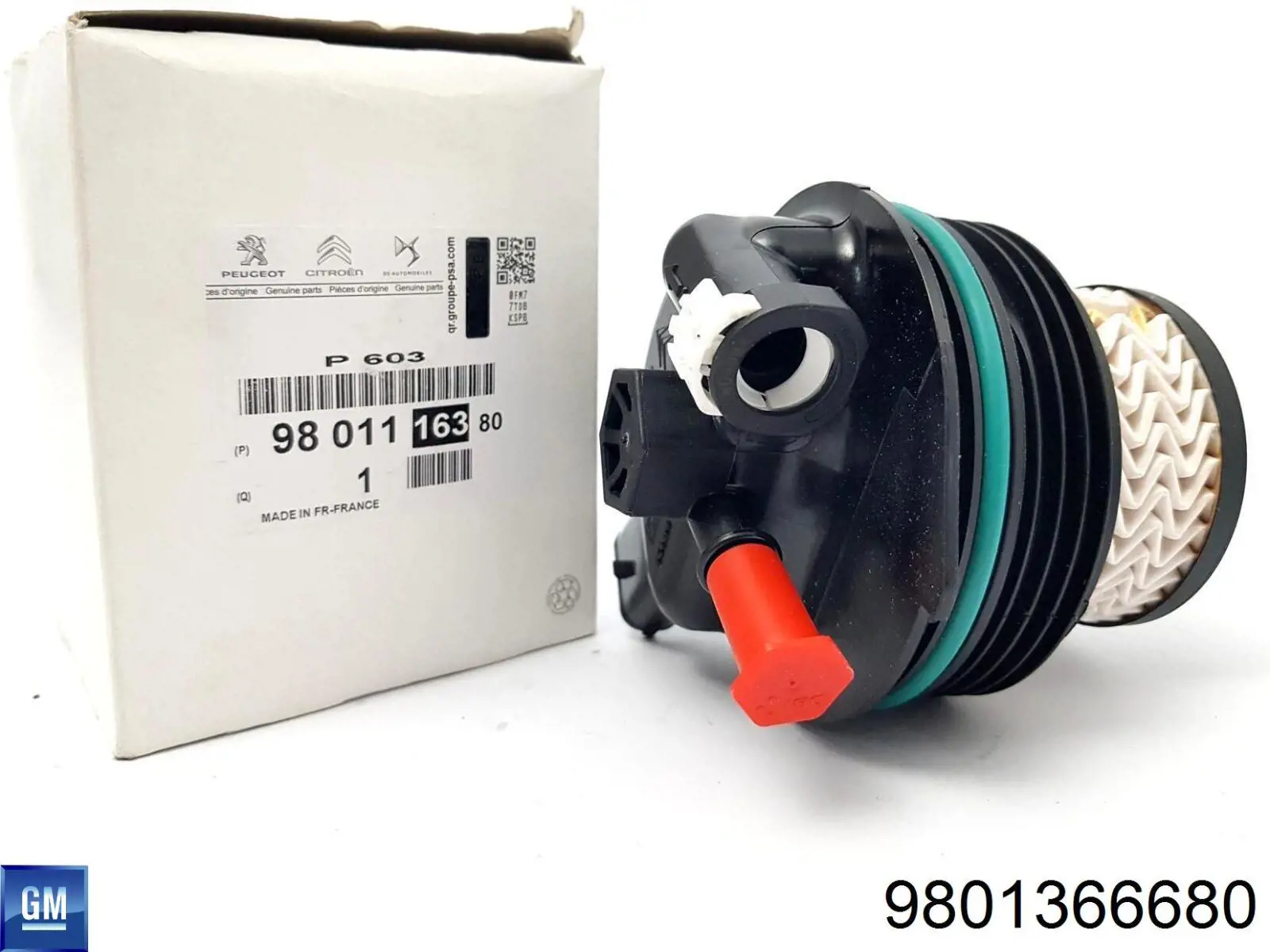 Filtro de combustible 9801366680 General Motors