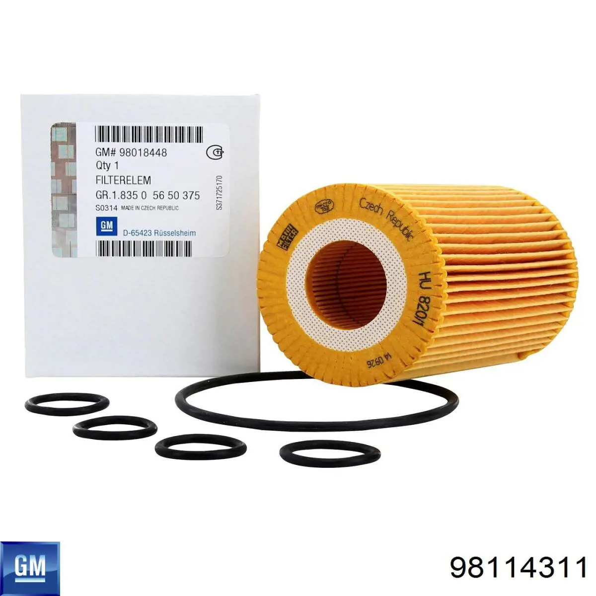 Válvula reguladora de presión del sistema common rail 98114311 General Motors