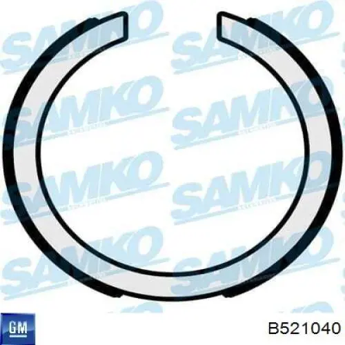 Zapatas de freno de mano General Motors B521040 precio, desde 34,26 EUR