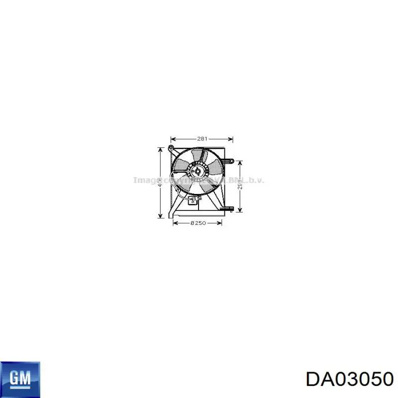 Ventilador, refrigeración del motor para Daewoo Lanos (KLAT)
