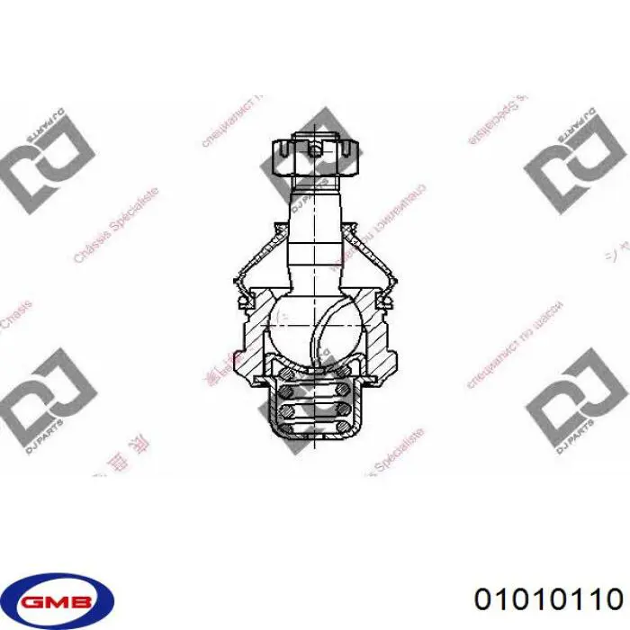 4330812030 Toyota Rótula inferior de suspensión