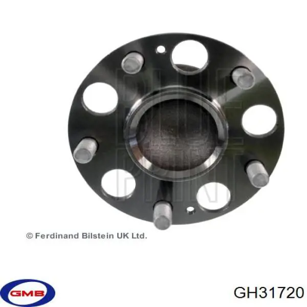 Cubo de rueda trasero GH31720 GMB