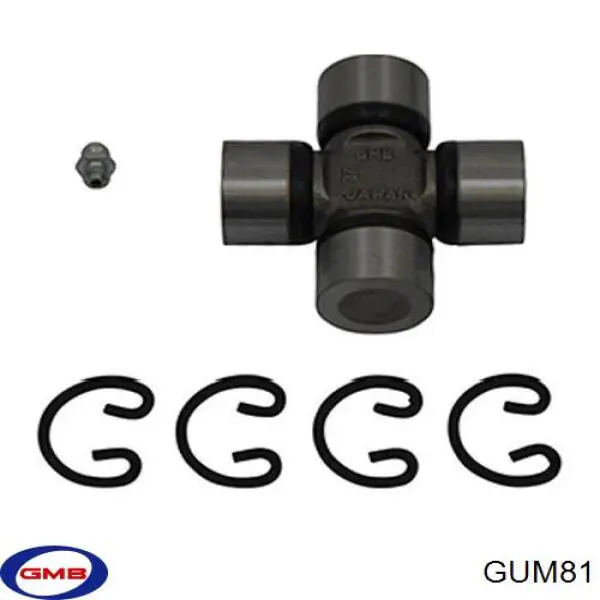 Cruceta del eje cardán trasero GMB GUM81 precio, desde 18,85 EUR