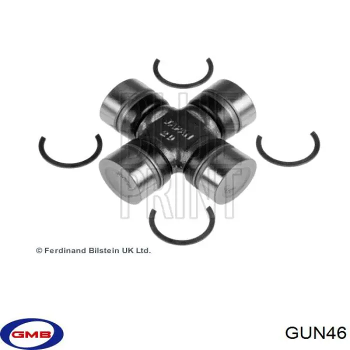 GUN46 GMB Cruceta del eje de transmisión delantero