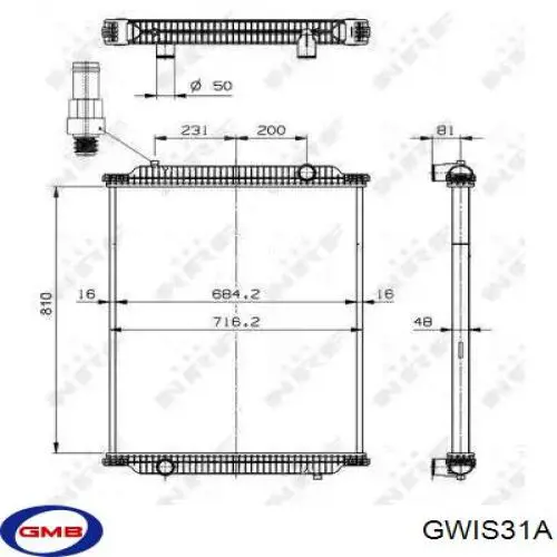 GWIS31A GMB bomba de agua