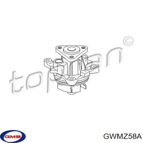 Comprar GWMZ58A GMB Bomba de agua para motor