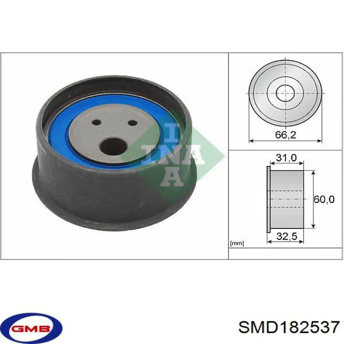 SMD182537 GMB rodillo, cadena de distribución